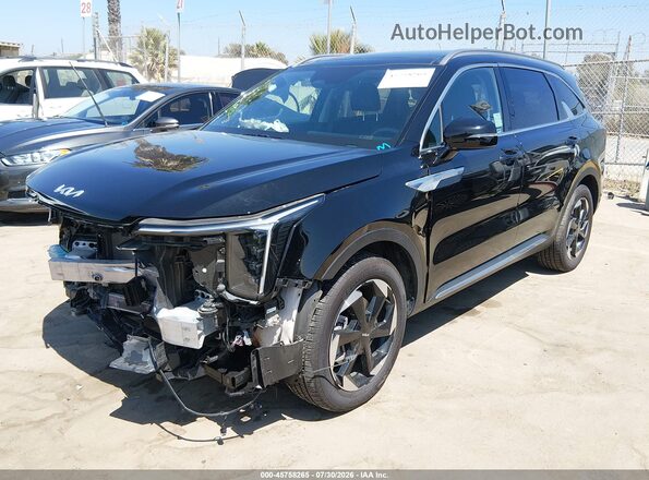 KNDRHDJG6S5343016 2025 KIA SORENTO HYBRID Black Vista tres cuartos delantera izquierda