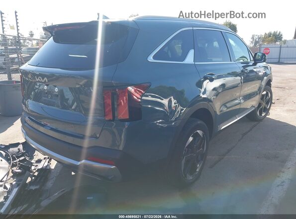 KNDRHDJG8S5372694 2025 KIA SORENTO HYBRID Зеленый Задняя правая четверть