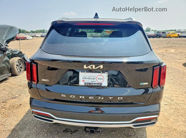 KNDRHDLG2N5095798 2022 KIA SORENTO Black უკანა ხედი