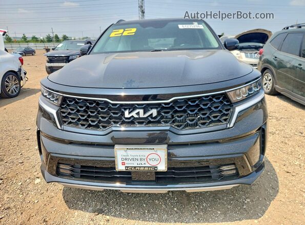 KNDRHDLG2N5095798 2022 KIA SORENTO Black წინა ხედი