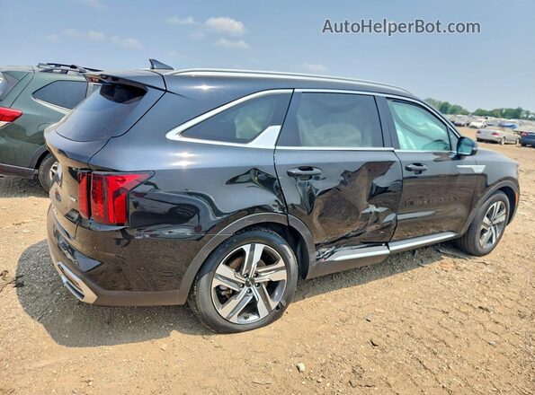 KNDRHDLG2N5095798 2022 KIA SORENTO Black უკანა მარჯვენა