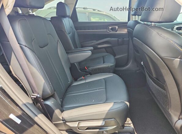 KNDRHDLG2N5095798 2022 KIA SORENTO Black უკანა სავარძლების ხედი