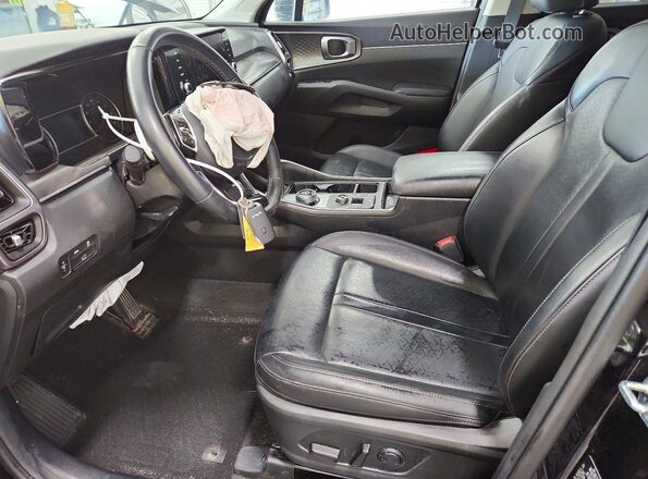 KNDRHDLG2P5210693 2023 KIA SORENTO Black Front interior view