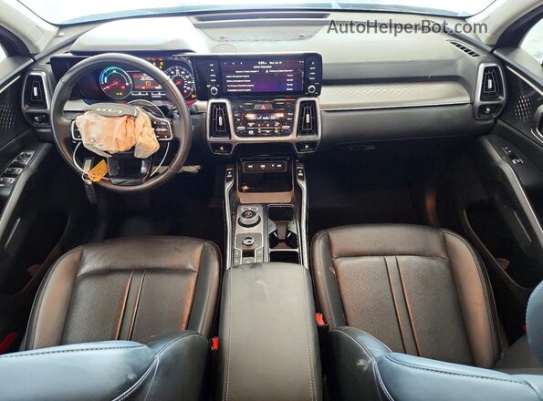 KNDRHDLG2P5210693 2023 KIA SORENTO Black Dashboard view