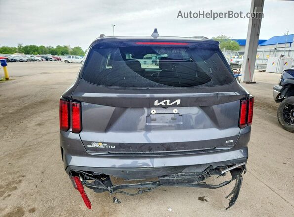 KNDRHDLG4R5248154 2024 KIA SORENTO Black Вид ззаду