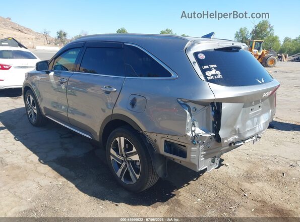 KNDRHDLG5P5175826 2023 KIA SORENTO HYBRID Gray Հետևի ձախ
