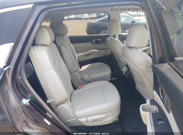 KNDRHDLG8P5187095 2023 KIA SORENTO HYBRID Dark Blue Widok naklejki z numerem VIN