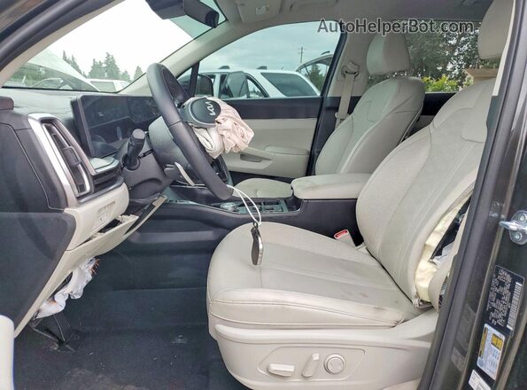 KNDRJDJH5S5300185 2025 KIA SORENTO Gray Vista interior delantera
