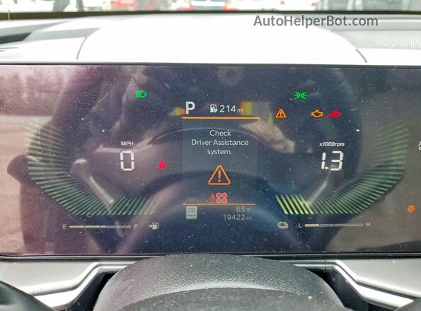 KNDRJDJH5S5300185 2025 KIA SORENTO Gray Vista del cuadro de instrumentos