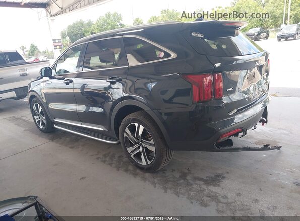 KNDRJDLH2N5111060 2022 KIA SORENTO PLUG-IN HYBRID Black Հետևի ձախ