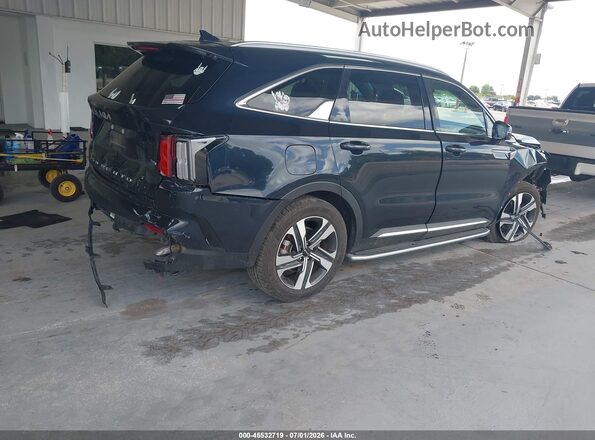 KNDRJDLH2N5111060 2022 KIA SORENTO PLUG-IN HYBRID Black Հետևի աջ
