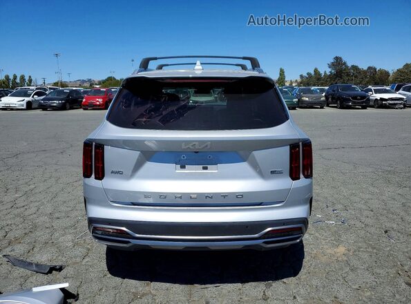 KNDRJDLH8N5067047 2022 KIA SORENTO Silver უკანა ხედი