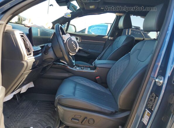 KNDRKDJG1S5289951 2025 KIA SORENTO Blue წინა სალონის ხედი