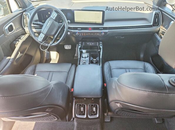 KNDRKDJG1T5450445 2026 KIA SORENTO Blue Առջևի վահանակի տեսք