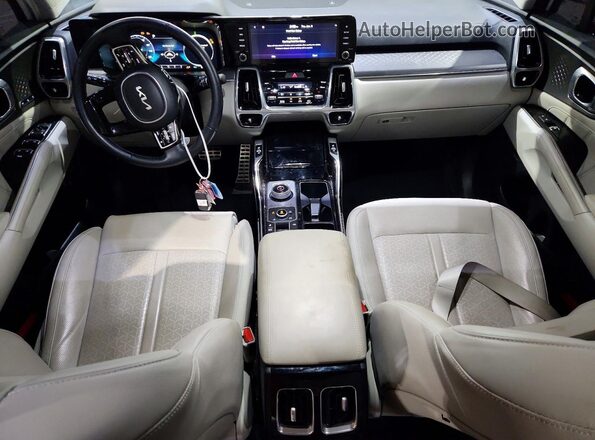 KNDRKDLG2P5152411 2023 KIA SORENTO White Вид панелі приладів