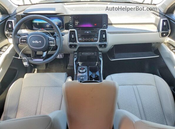 KNDRKDLG5R5235253 2024 KIA SORENTO Угольный Вид панели приборов