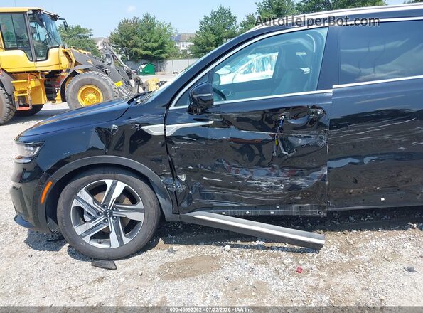 KNDRMDLG7P5131435 2023 KIA SORENTO HYBRID Black Դիմացի տեսք