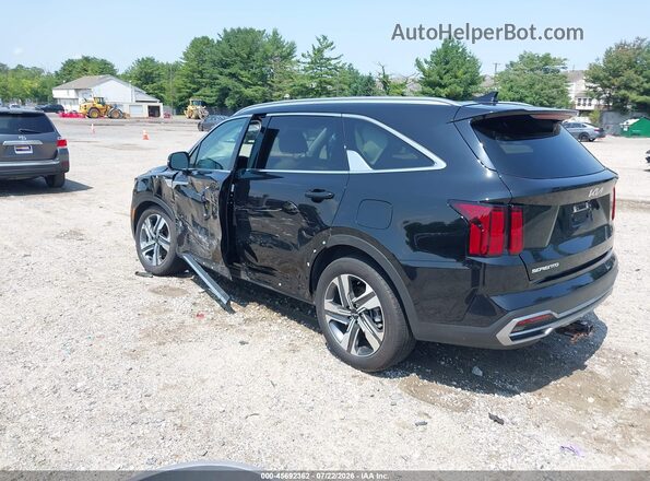 KNDRMDLG7P5131435 2023 KIA SORENTO HYBRID Black Հետևի ձախ