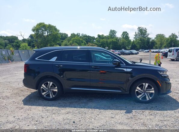 KNDRMDLG7P5131435 2023 KIA SORENTO HYBRID Black Սալոնի 360 աստիճան տեսք