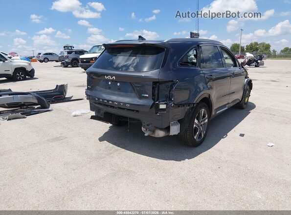 KNDRMDLH3N5105677 2022 KIA SORENTO PLUG-IN HYBRID Серый Задняя правая четверть