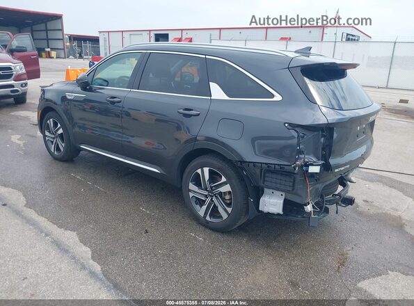 KNDRMDLH3P5222338 2023 KIA SORENTO PLUG-IN HYBRID Gray უკანა მარცხენა