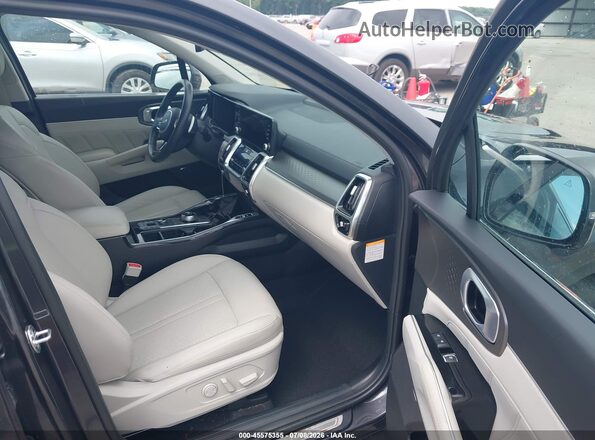 KNDRMDLH3P5222338 2023 KIA SORENTO PLUG-IN HYBRID Gray წინა სალონის ხედი