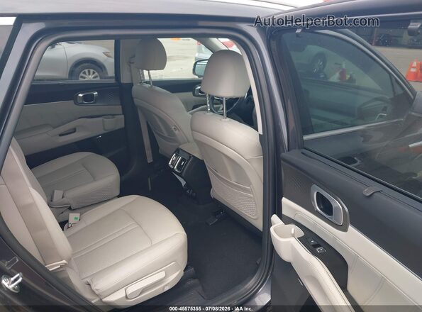 KNDRMDLH3P5222338 2023 KIA SORENTO PLUG-IN HYBRID Gray VIN კოდის სტიკერის ხედი