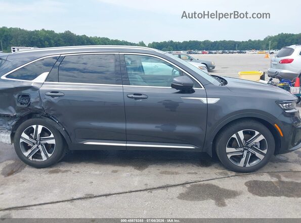 KNDRMDLH3P5222338 2023 KIA SORENTO PLUG-IN HYBRID Gray სალონის 360-გრადუსიანი ხედი