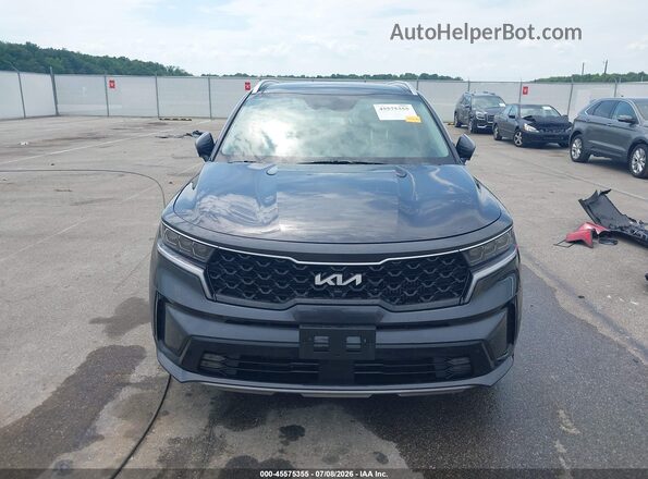 KNDRMDLH3P5222338 2023 KIA SORENTO PLUG-IN HYBRID Gray უკანა სალონის ხედი