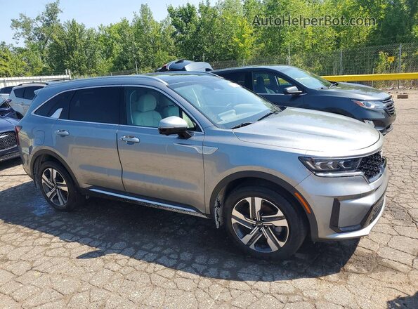 KNDRMDLH8P5186727 2023 KIA SORENTO Silver Front right