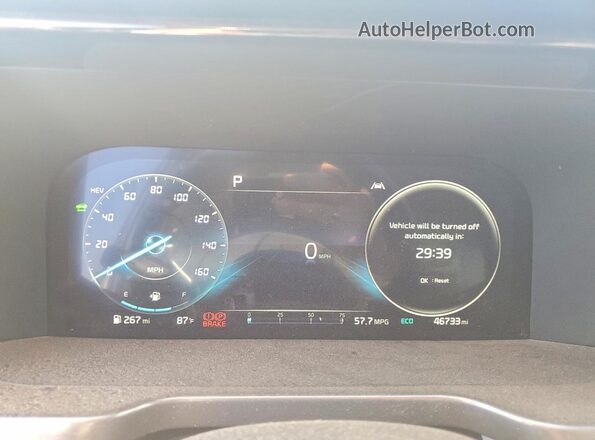 KNDRMDLH8P5186727 2023 KIA SORENTO Silver Instrument cluster view