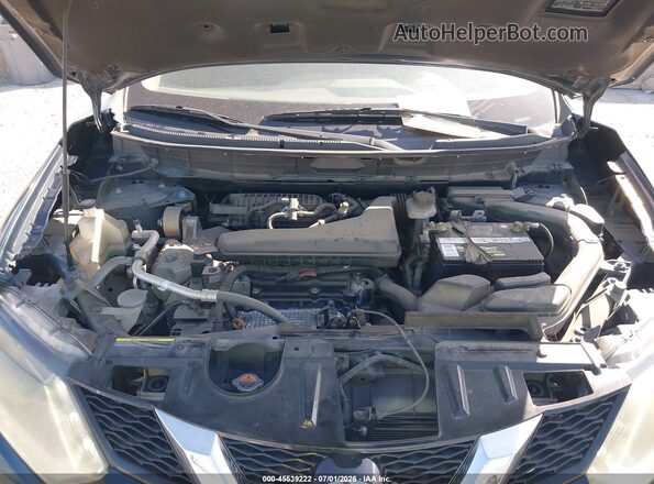 KNMAT2MT0GP607870 2016 NISSAN ROGUE Blue Rear view