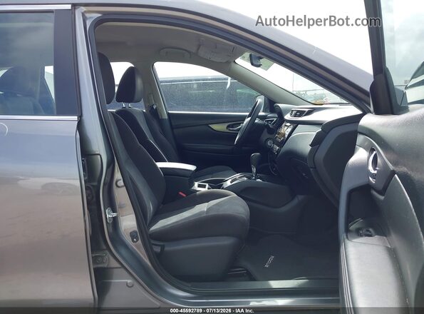KNMAT2MT0GP612017 2016 NISSAN ROGUE Silver წინა სალონის ხედი