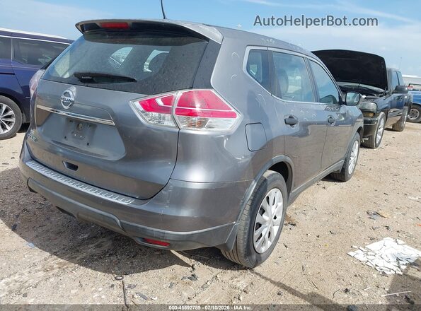 KNMAT2MT0GP612017 2016 NISSAN ROGUE Silver უკანა მარჯვენა