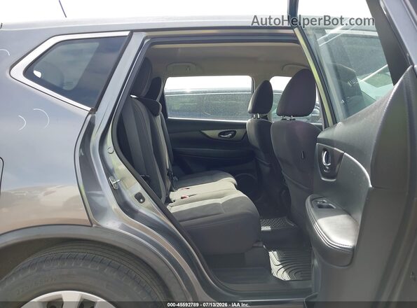 KNMAT2MT0GP612017 2016 NISSAN ROGUE Silver VIN კოდის სტიკერის ხედი