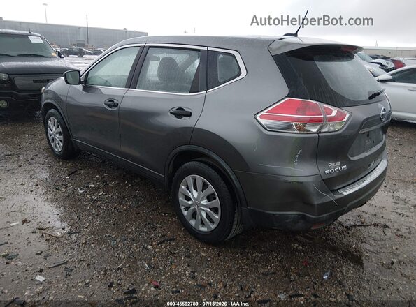 KNMAT2MT0GP612017 2016 NISSAN ROGUE Silver უკანა მარცხენა
