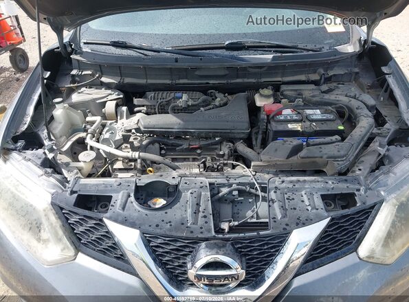 KNMAT2MT0GP612017 2016 NISSAN ROGUE Silver უკანა ხედი