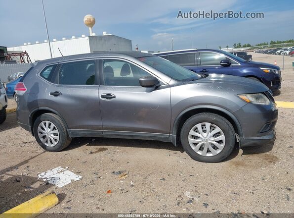 KNMAT2MT0GP612017 2016 NISSAN ROGUE Silver უკანა სალონის ხედი