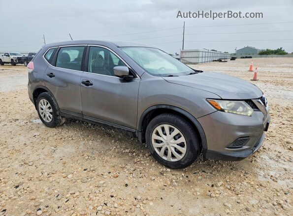 KNMAT2MT0GP623664 2016 NISSAN ROGUE Серый Передняя правая четверть