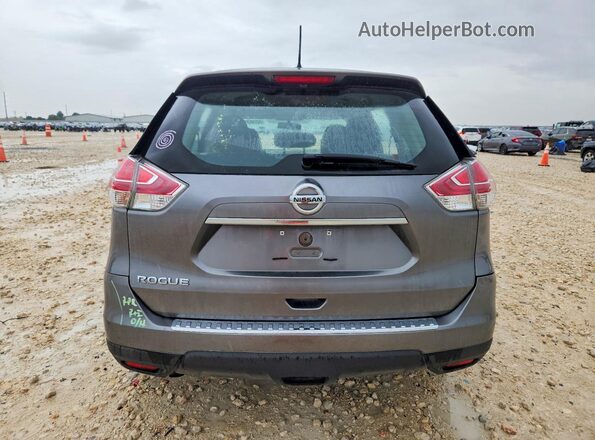 KNMAT2MT0GP623664 2016 NISSAN ROGUE Серый Вид сзади