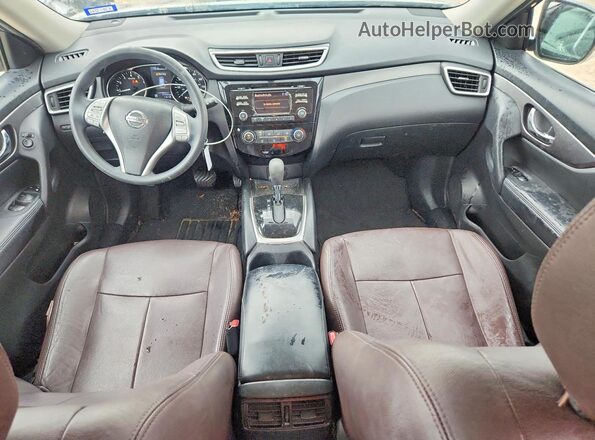 KNMAT2MT0GP623664 2016 NISSAN ROGUE Серый Вид панели приборов