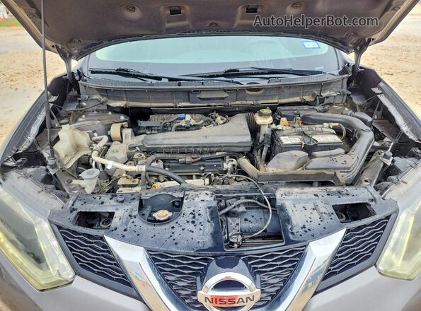 KNMAT2MT0GP623664 2016 NISSAN ROGUE Серый Вид подкапотного пространства