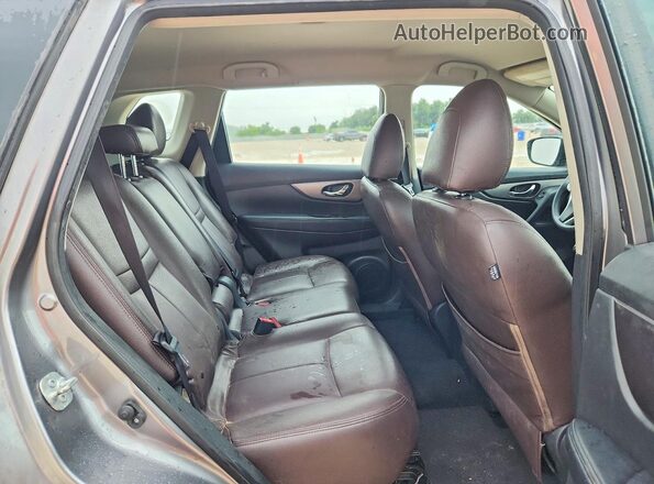 KNMAT2MT0GP623664 2016 NISSAN ROGUE Серый Вид задней части салона