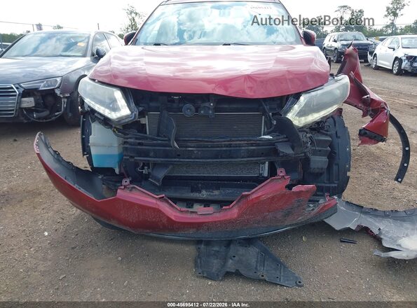 KNMAT2MT0GP651013 2016 NISSAN ROGUE Red Vista frontal