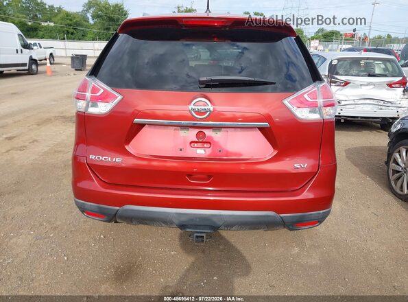 KNMAT2MT0GP651013 2016 NISSAN ROGUE Red 
