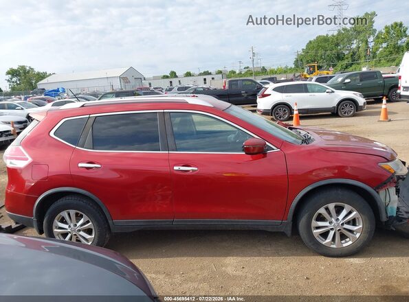 KNMAT2MT0GP651013 2016 NISSAN ROGUE Red Vista interior de 360 grados