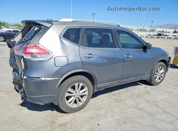 KNMAT2MT0GP657278 2016 NISSAN ROGUE Gray Задня права чверть
