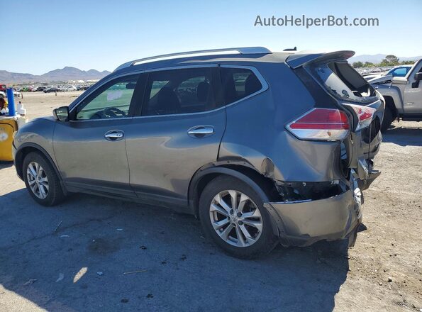 KNMAT2MT0GP657278 2016 NISSAN ROGUE Gray Задня ліва чверть