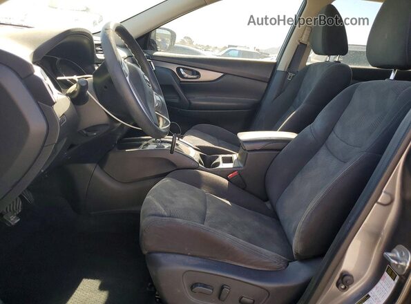 KNMAT2MT0GP657278 2016 NISSAN ROGUE Gray Вид салону спереду