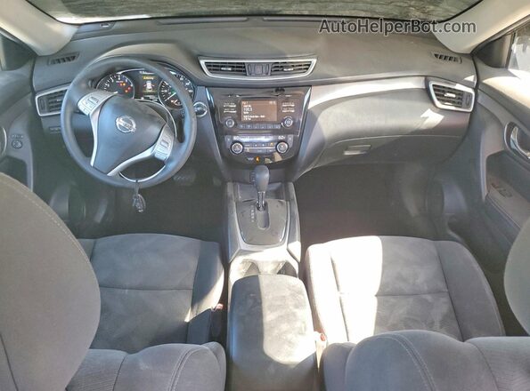 KNMAT2MT0GP657278 2016 NISSAN ROGUE Gray Вид панелі приладів